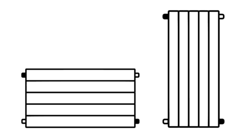 Side - two sides diagonal